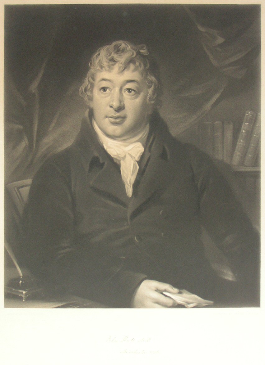 Mezzotint - John Hull M.D. Manchester 1808 - Cousens